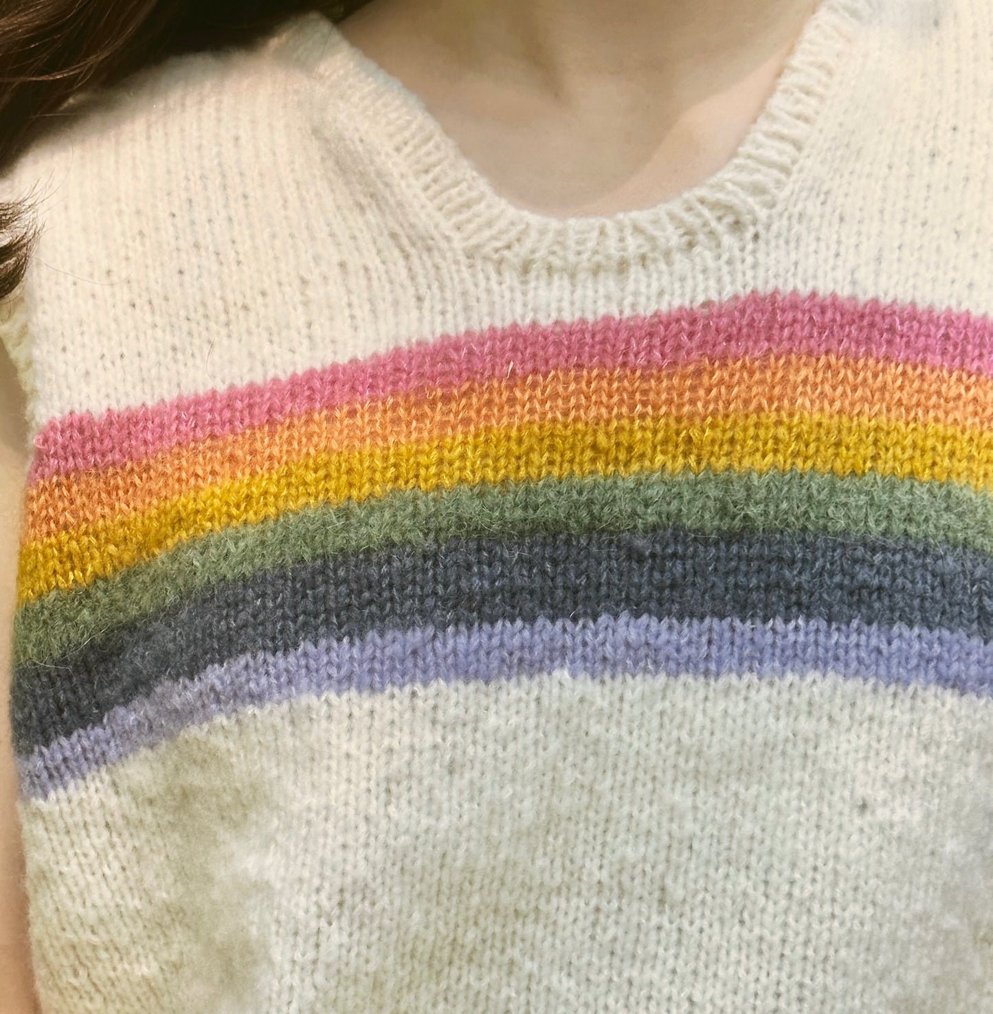 Hand Knit Pride Sweater Vest