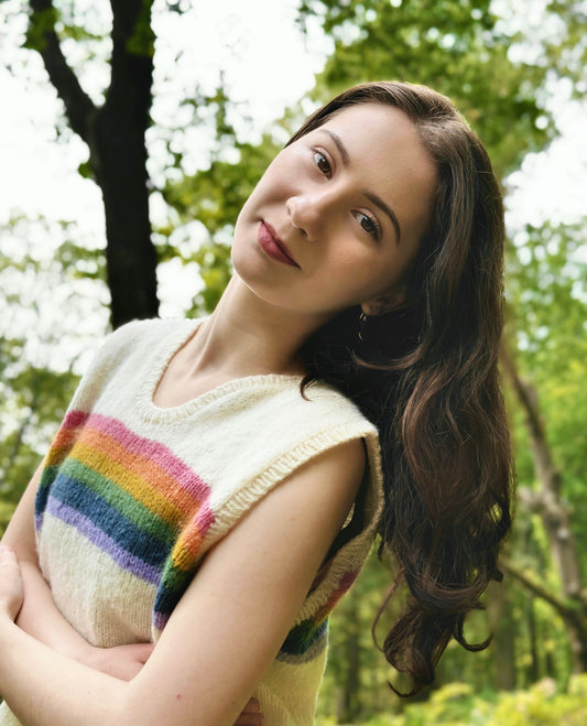 Hand Knit Pride Sweater Vest